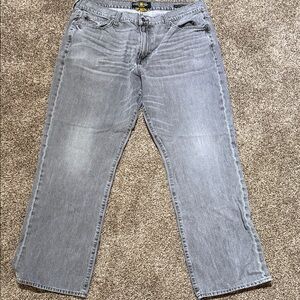 Lucky Brand Men's Gray Relaxed Jeans